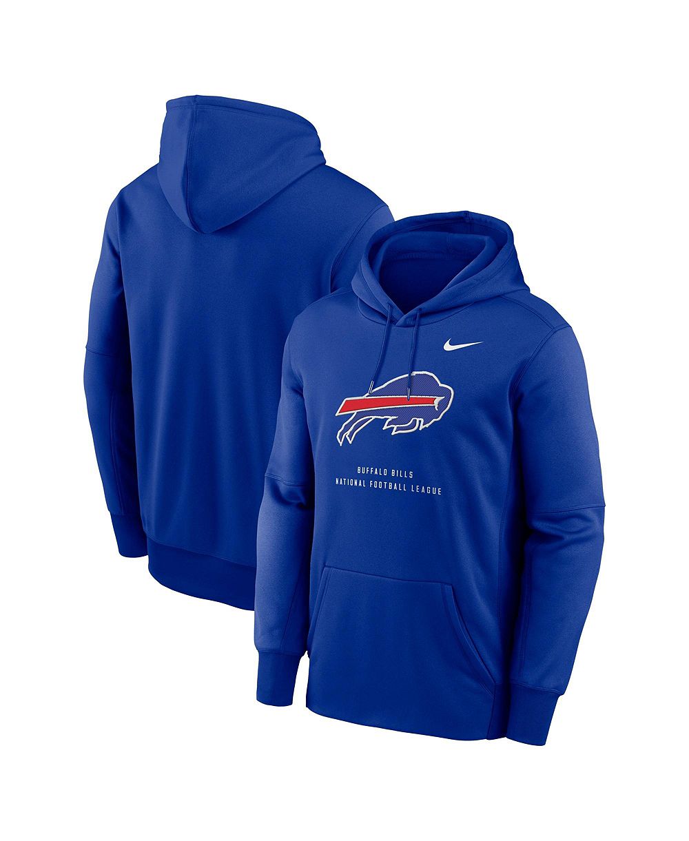 Мужская толстовка Nike Royal Buffalo Bills Toss Sweep Therma-FIT