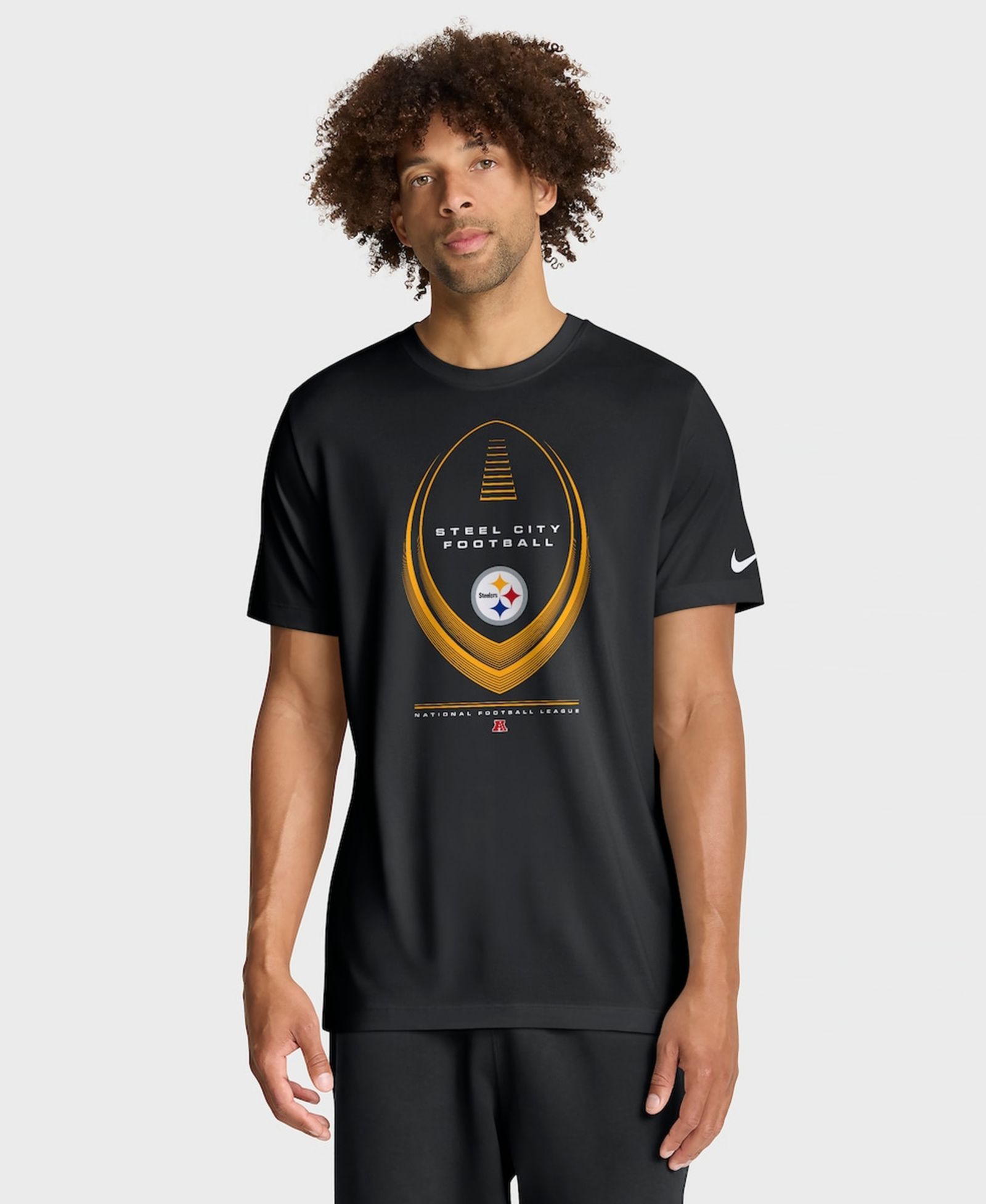 Nike Men's Black Pittsburgh Steelers Legend Icon Dri-FIT T-Shirt