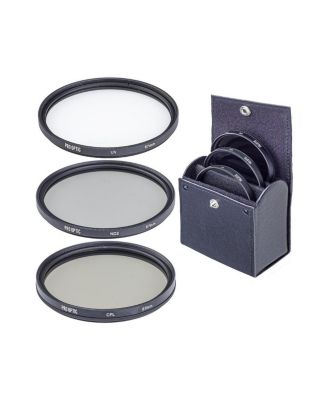 ProOptic набор цифровых фильтров 67 мм, с ультрафиолетовым (UV), циркулярным поляризатором и нейтральным фильтром плотности 2 (ND2), с чехлом