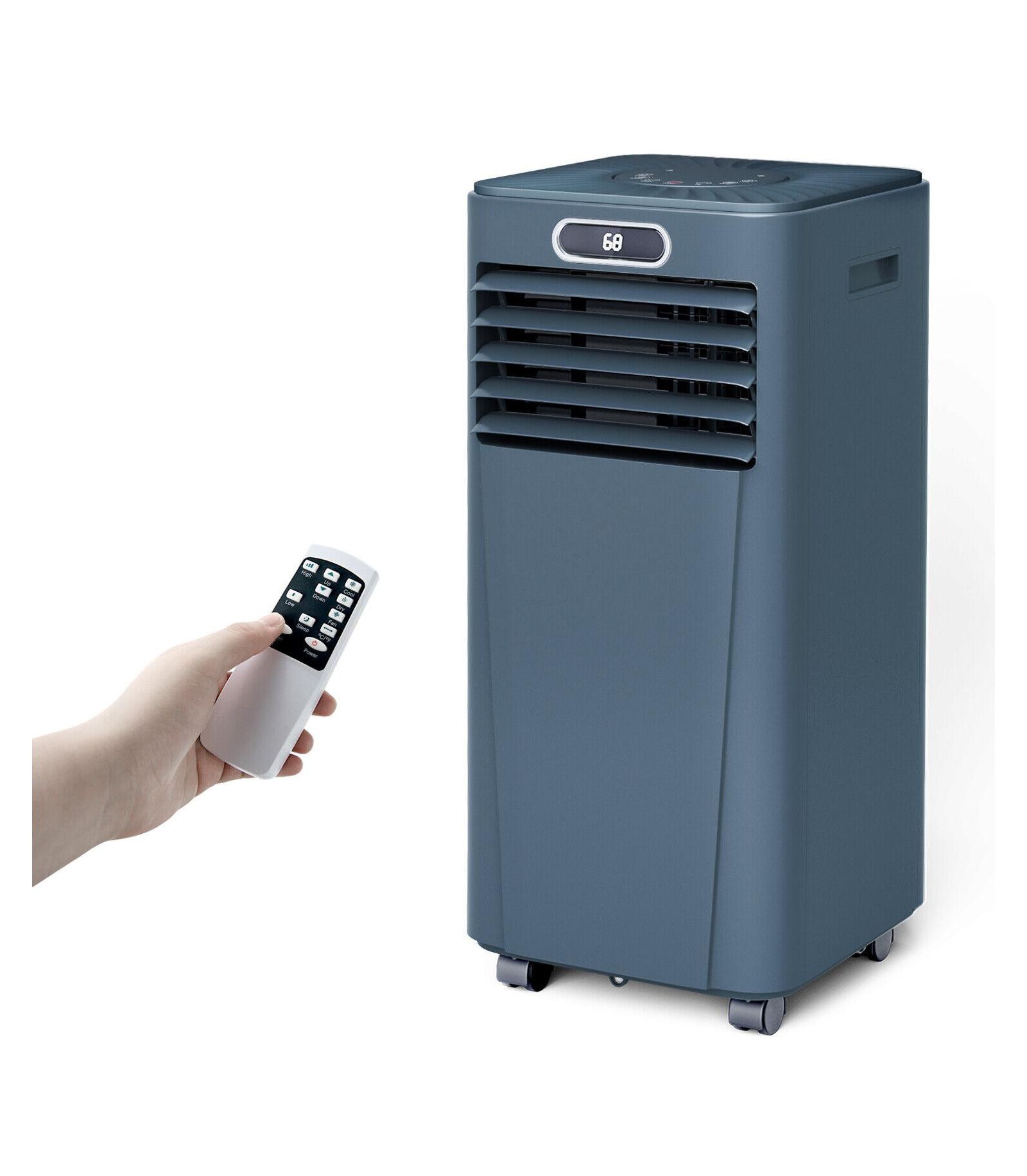 Ecooso портативный кондиционер 3-в-1 8000 BTU с пультом управления