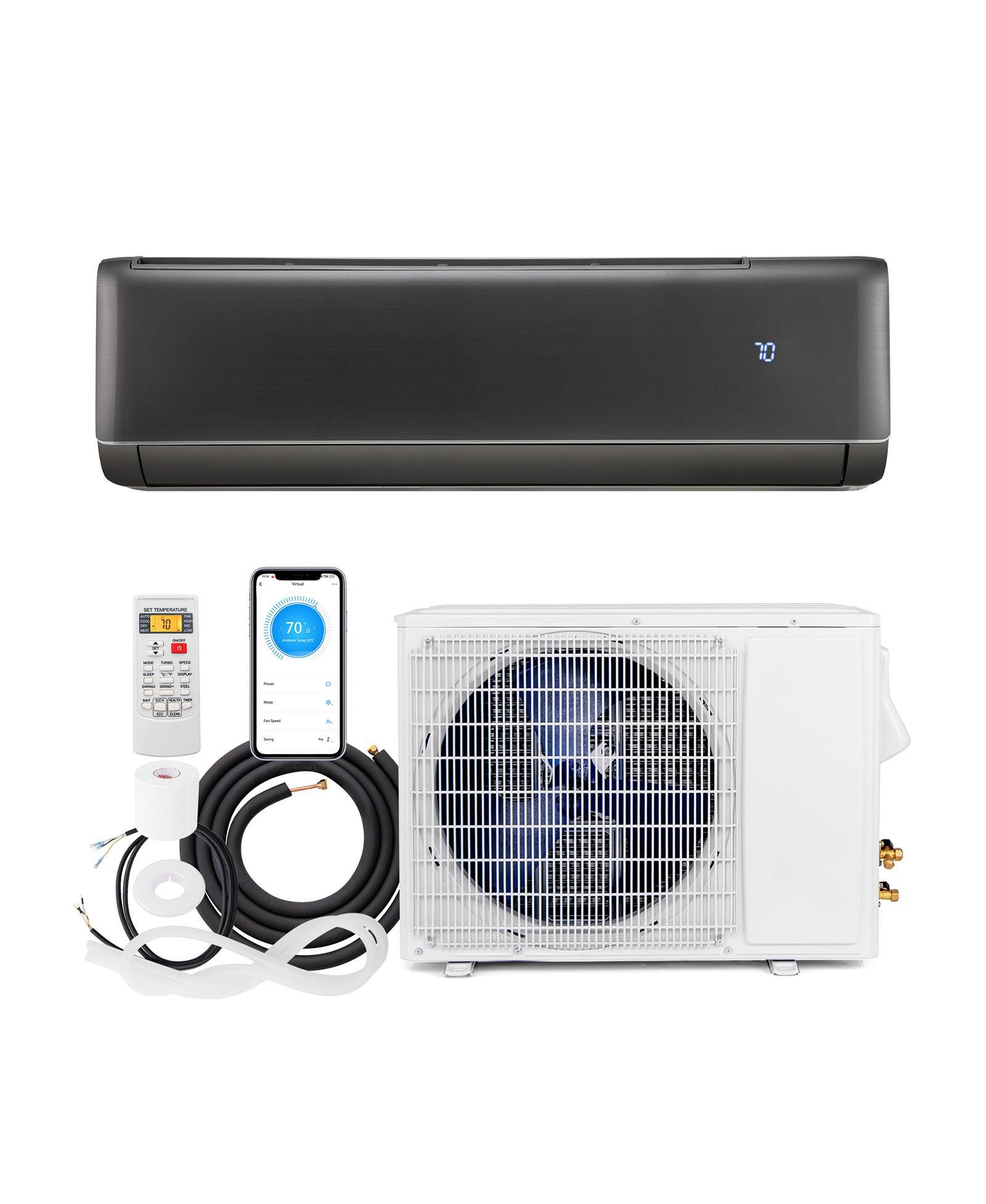 Мини-сплит кондиционер и обогреватель Ecooso Energy Star Certified 18000 BTU 21 SEER2 208-230V