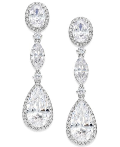 Серьги Eliot Danori Oval Crystal Drop