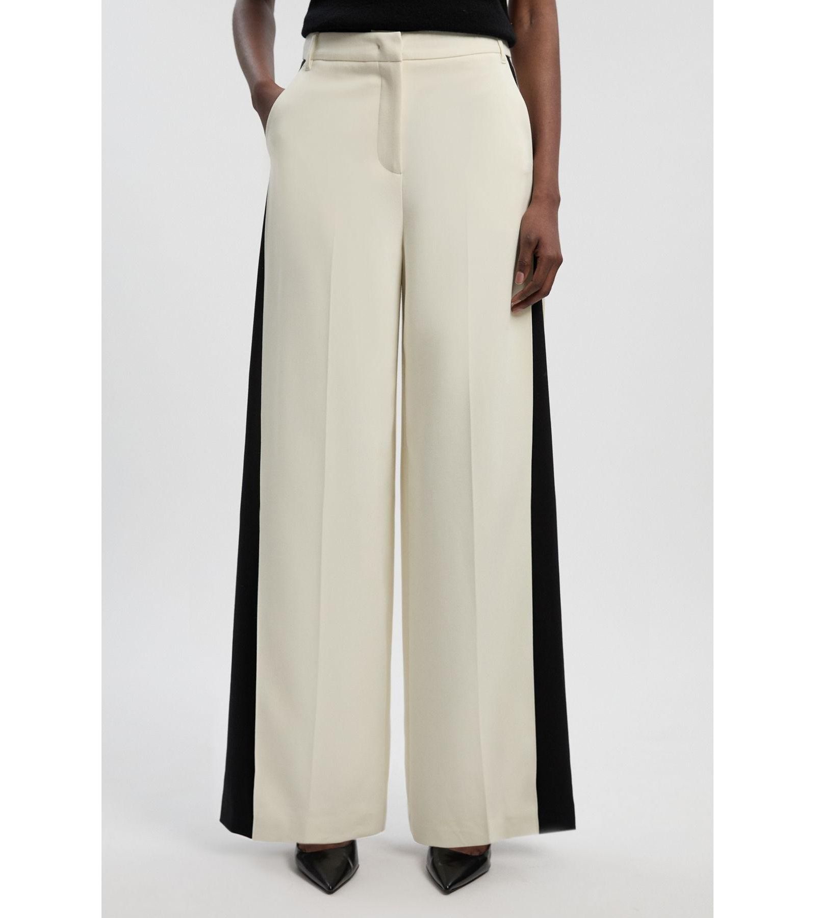 Брюки Karen Millen Women's Contrast Colour Wide Leg