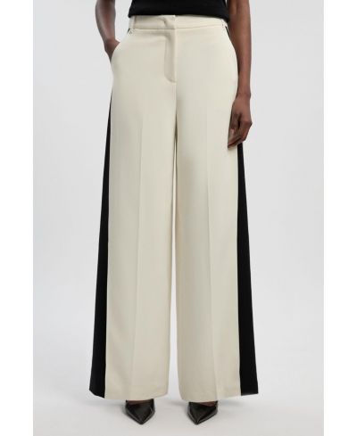 Брюки Karen Millen Women's Contrast Colour Wide Leg