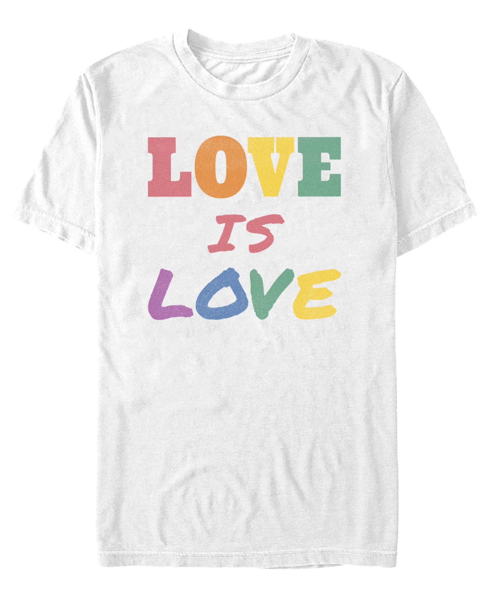 Мужская футболка Design By Humans Love Is Love с коротким рукавом