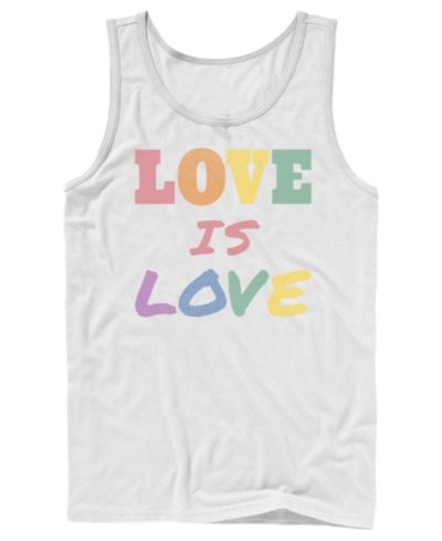 Мужская майка Design By Humans Love Is Love без рукавов