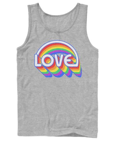 Мужская майка Design By Humans Rainbow Love без рукавов