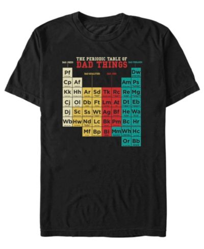 Fifth Sun Мужская футболка с принтом Periodic Table Of Dad