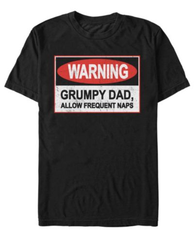 Fifth Sun Мужская футболка с принтом Warning Grumpy Dad