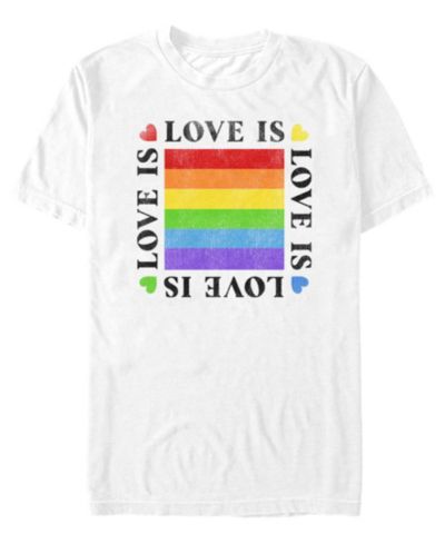 Мужская футболка Design By Humans Love Is Pride с коротким рукавом