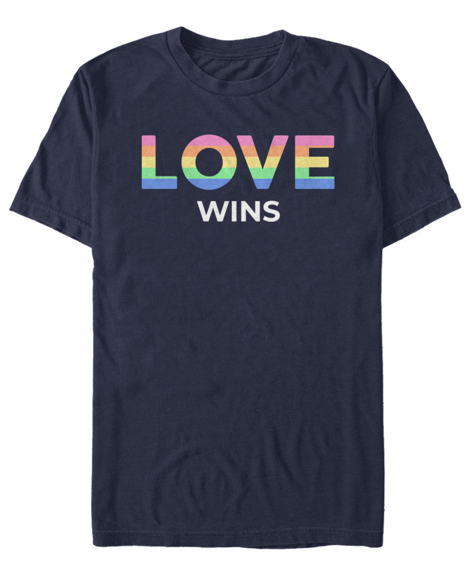 Design By Humans Men's Love Wins Short-Sleeve T-Shirt