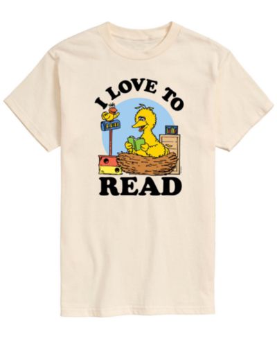 AIRWAVES Мужская футболка Sesame Street Love To Read с принтом, короткий рукав