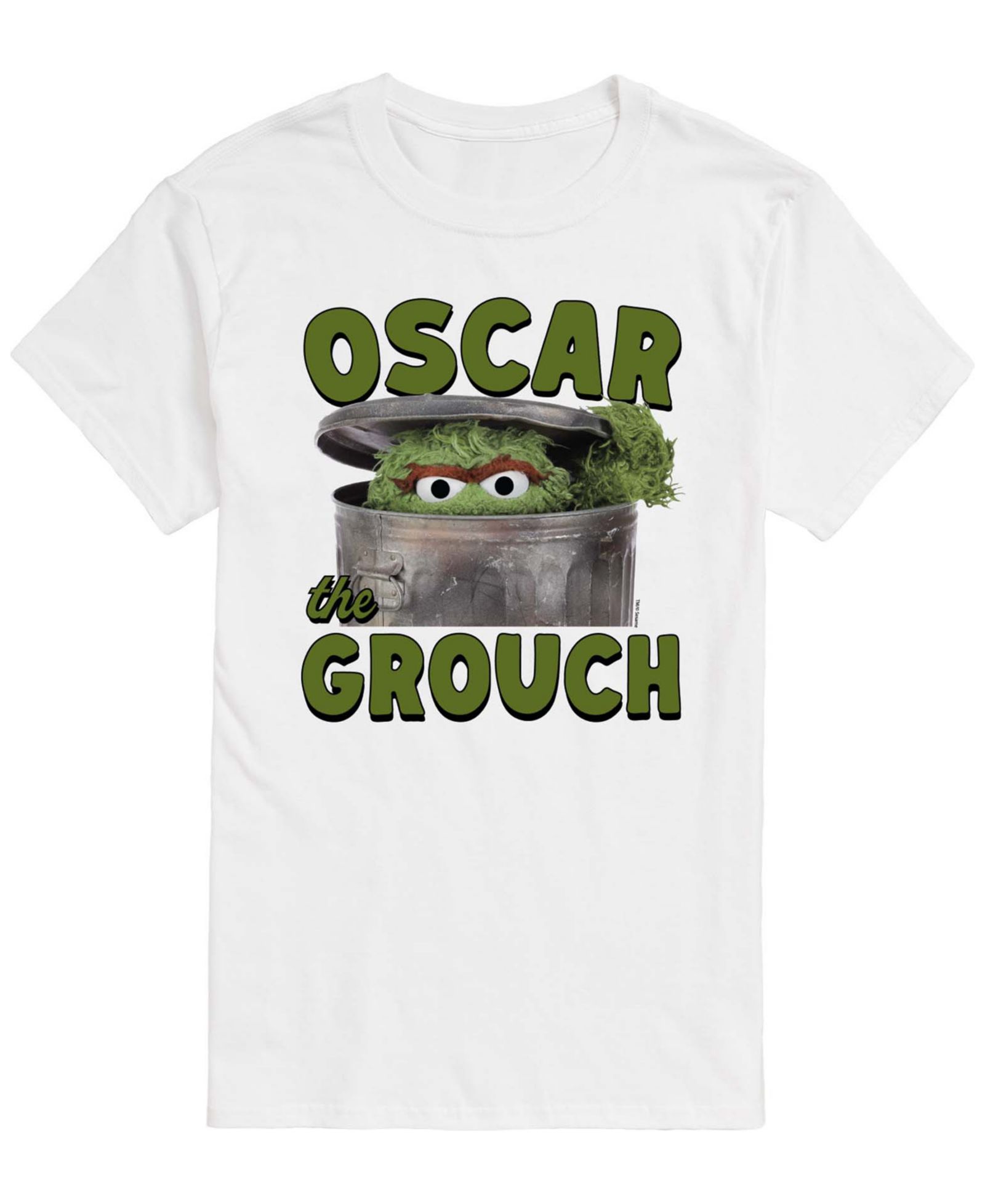 Мужская футболка AIRWAVES Sesame Street Oscar The Grouch Short-Sleeve Graphic