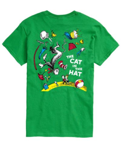 AIRWAVES Мужская футболка с принтом Dr. Seuss Cat In The Hat