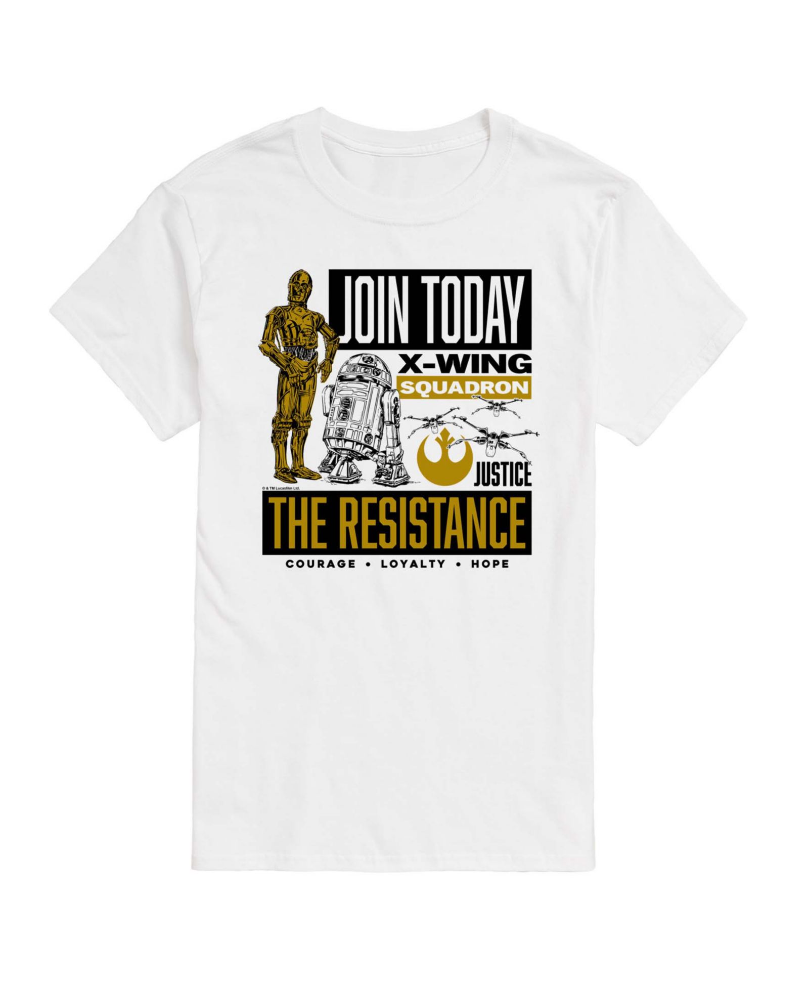 AIRWAVES Men's Join The Resistence Short-Sleeve Graphic T-Shirt