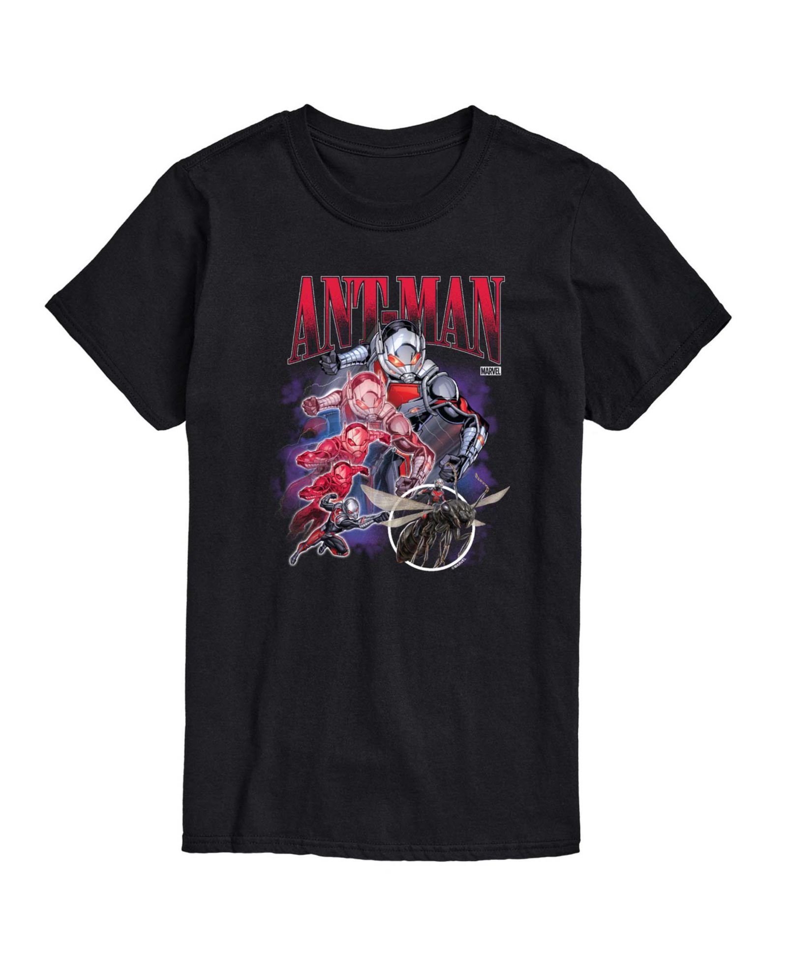 AIRWAVES Men's Ant-Man Antman Collage Short-Sleeve Graphic T-Shirt