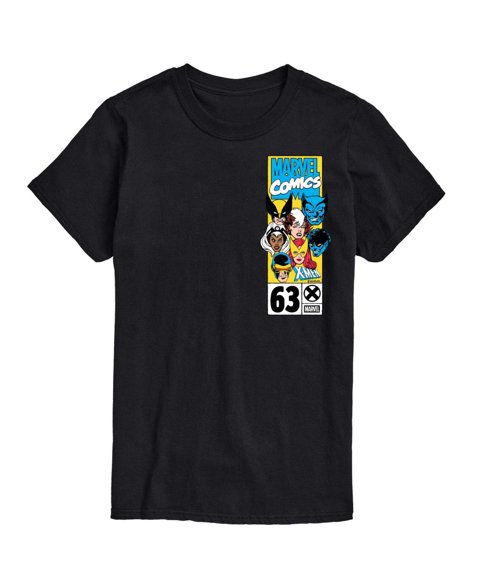 AIRWAVES Men's X-Men Marvel Comics Logo Short-Sleeve Graphic T-Shirt