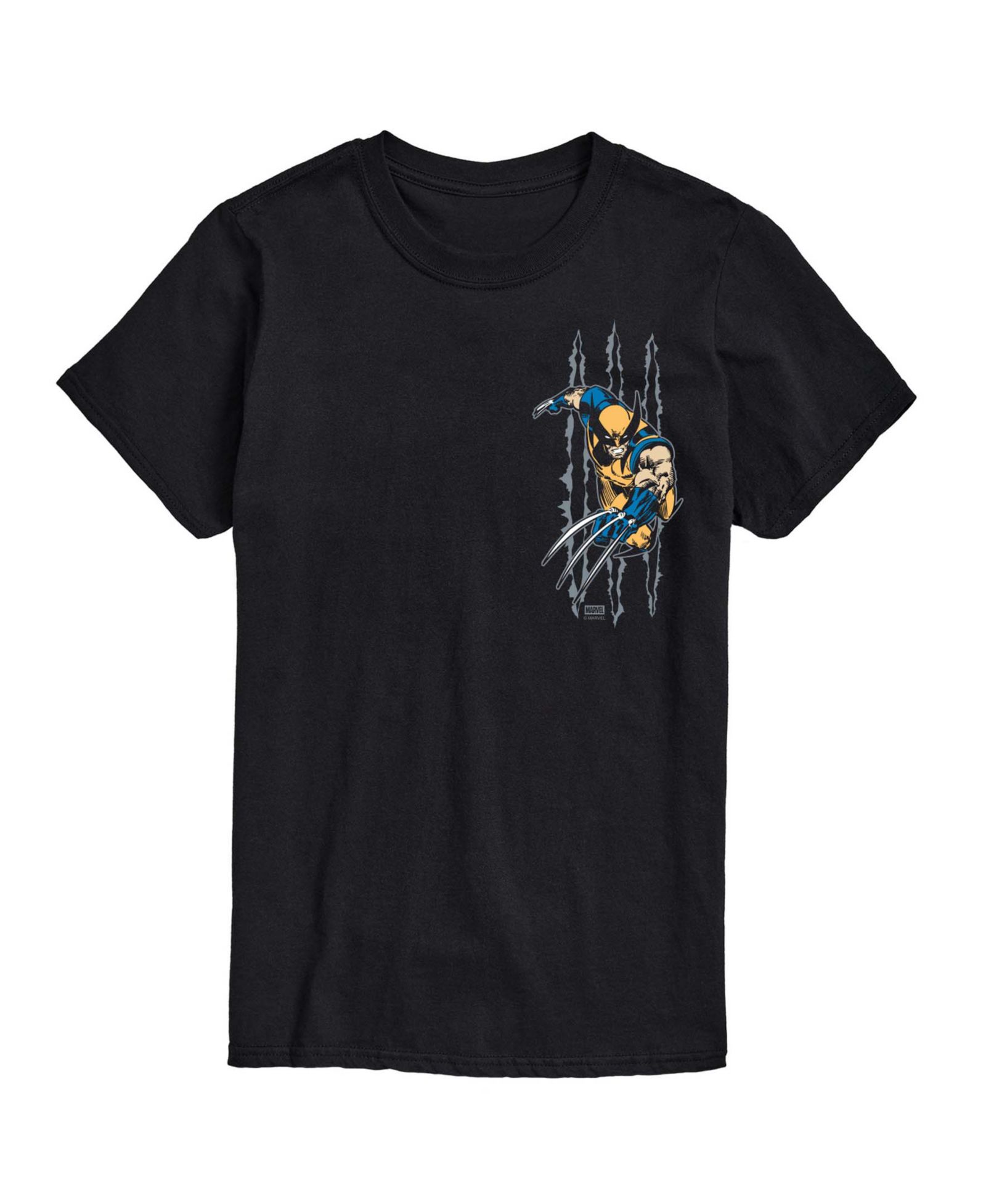 AIRWAVES Мужская футболка с графикой Wolverine Slash, короткий рукав