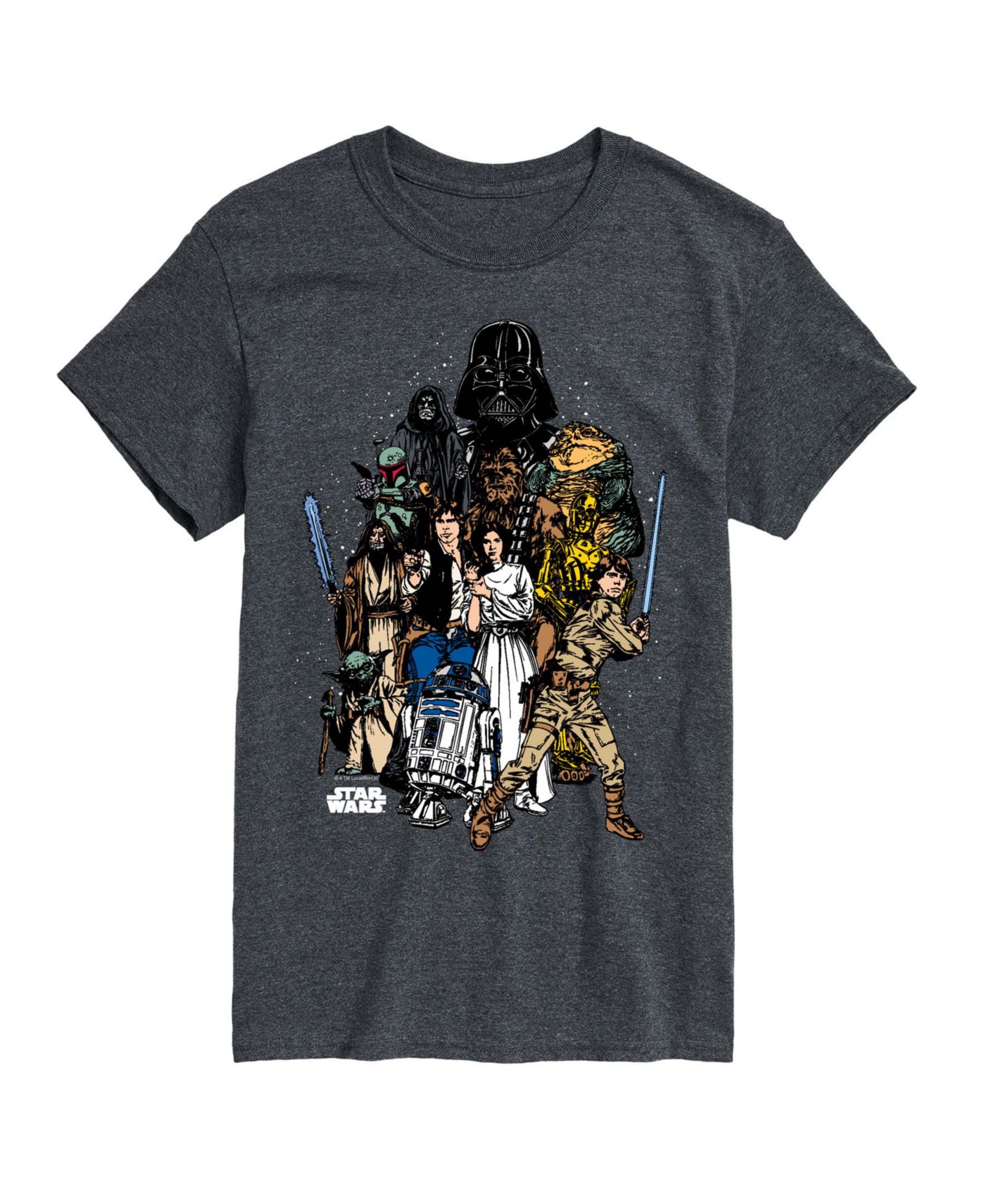 AIRWAVES Men's Character Collage Short-Sleeve Graphic T-Shirt