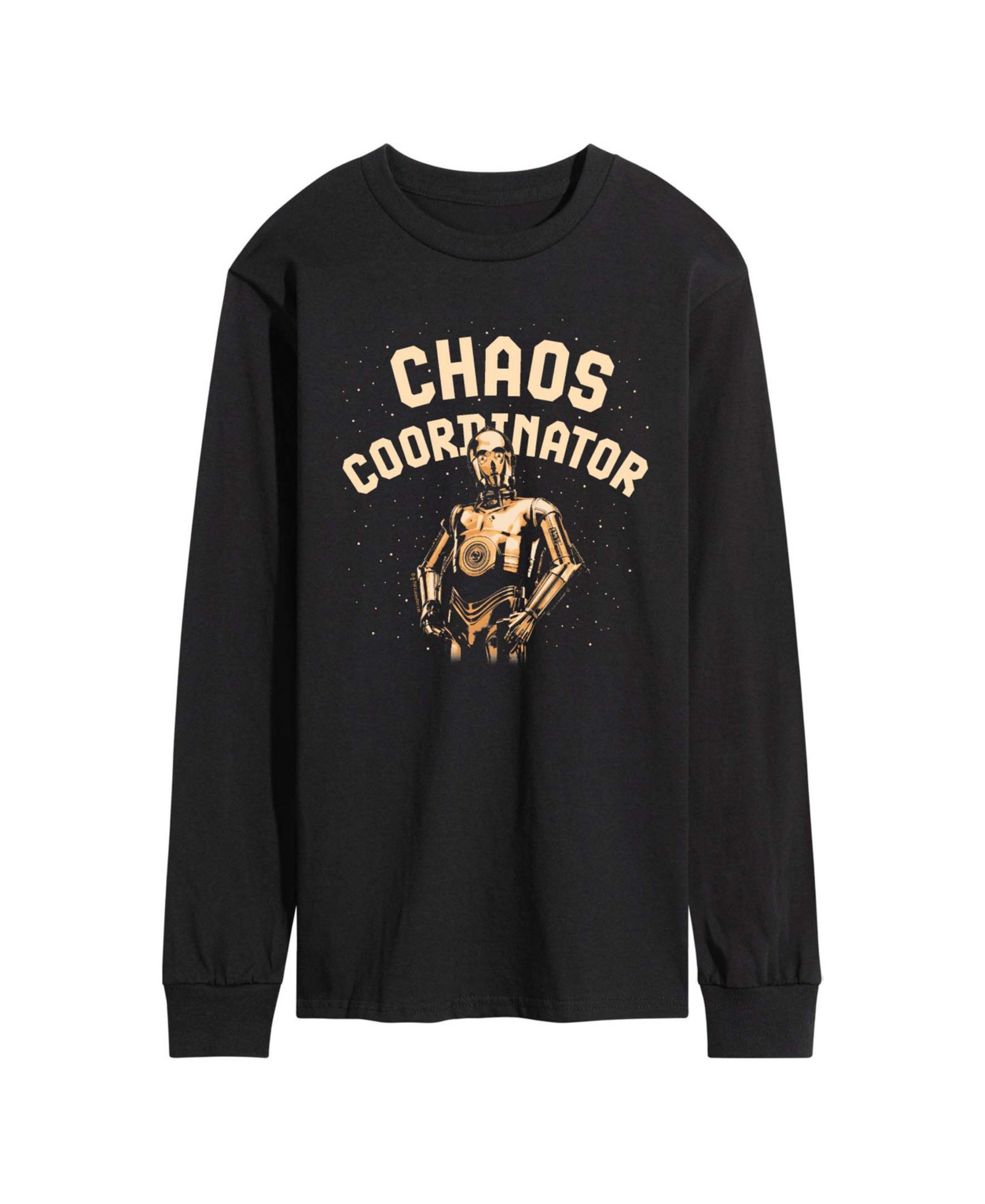 AIRWAVES Men's Chaos Coordinator Long-Sleeve Graphic T-Shirt