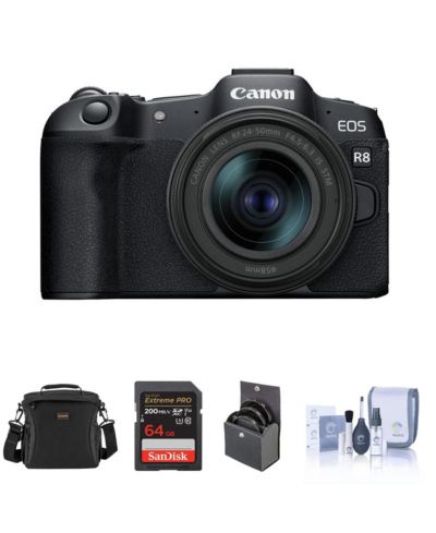Canon EOS R8 24.2-Megapixel 4K Video Mirrorless Camera