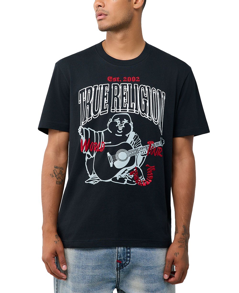 True Religion Men's Groovy Buddha T-Shirt