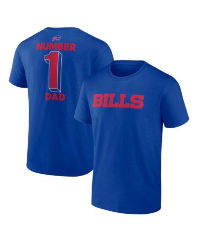 Мужская футболка Logo Athletic Royal Buffalo Bills #1 Dad Jersey