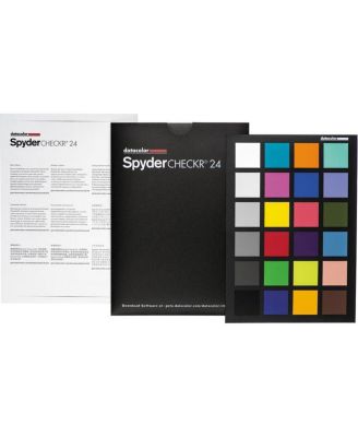 Datacolor SpyderCheckr 24 Color Calibration Tool for Digital Cameras