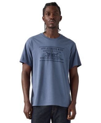 Levi's Мужская футболка Signature с принтом
