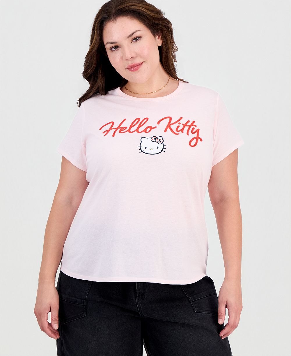 Футболка Love Tribe Plus Size Hello Kitty с графикой