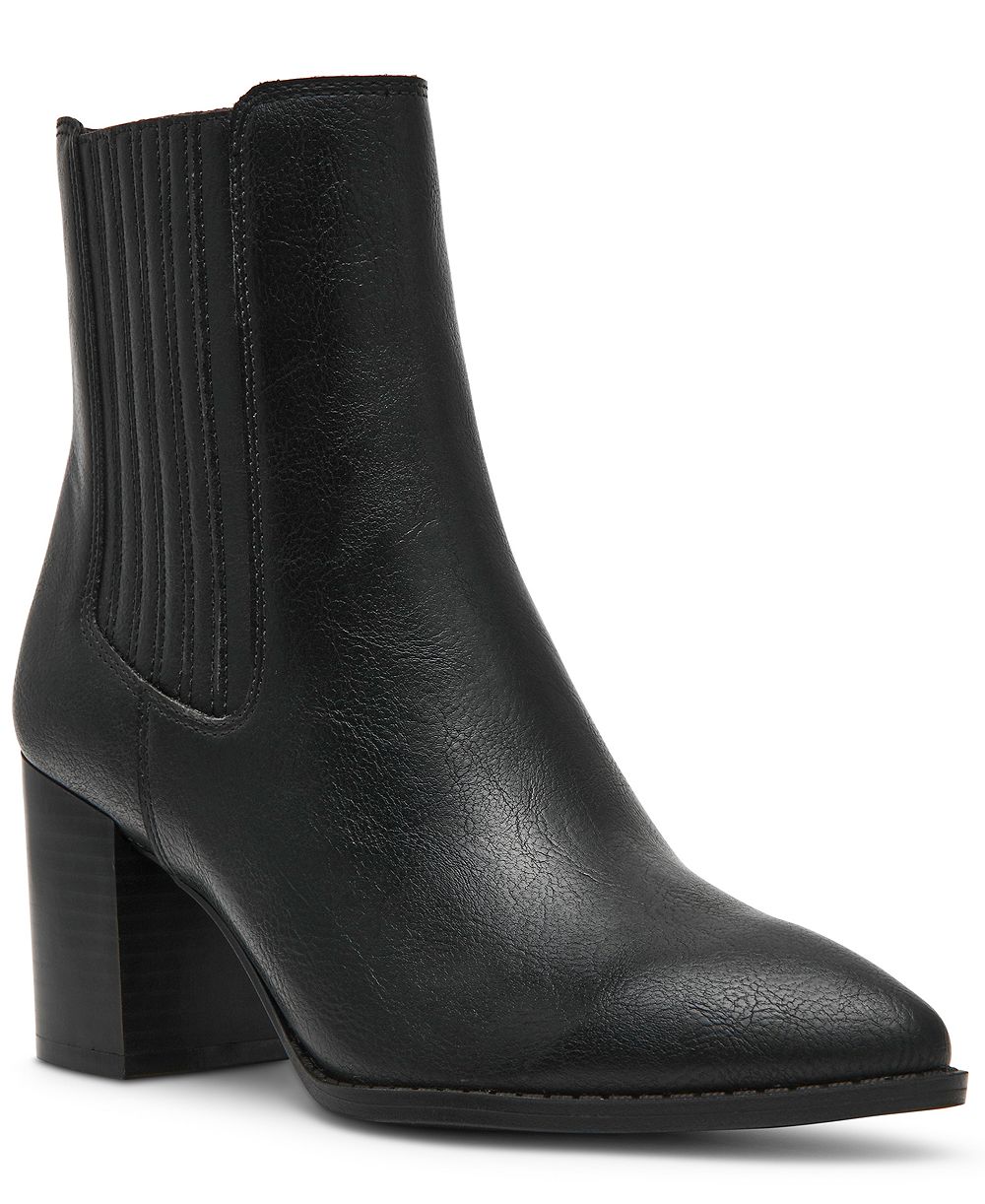 DV Dolce Vita Women's Veedah Gore Stacked Heel Booties