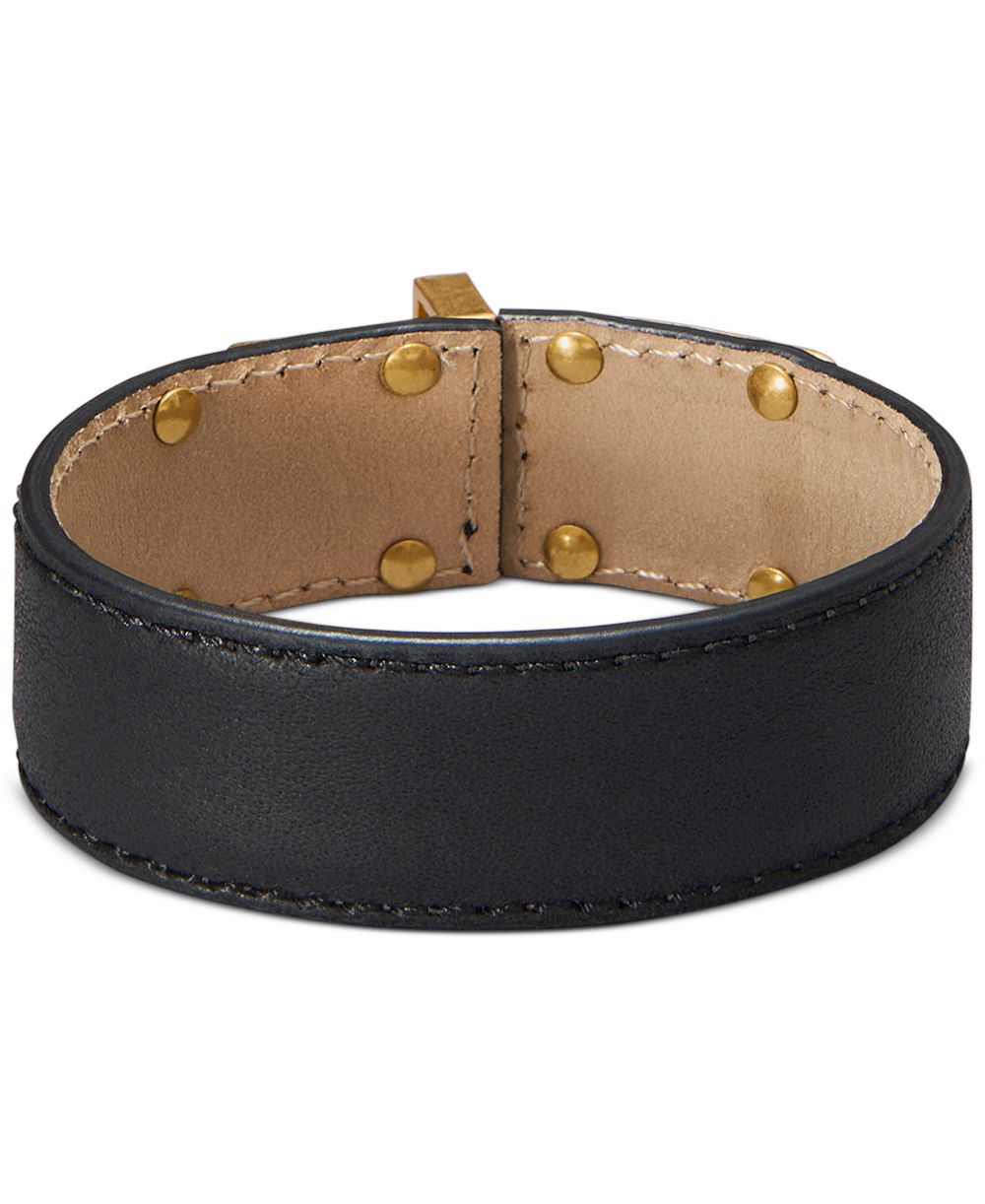 Браслет Donna Karan New York Gold-Plated Flex Leather