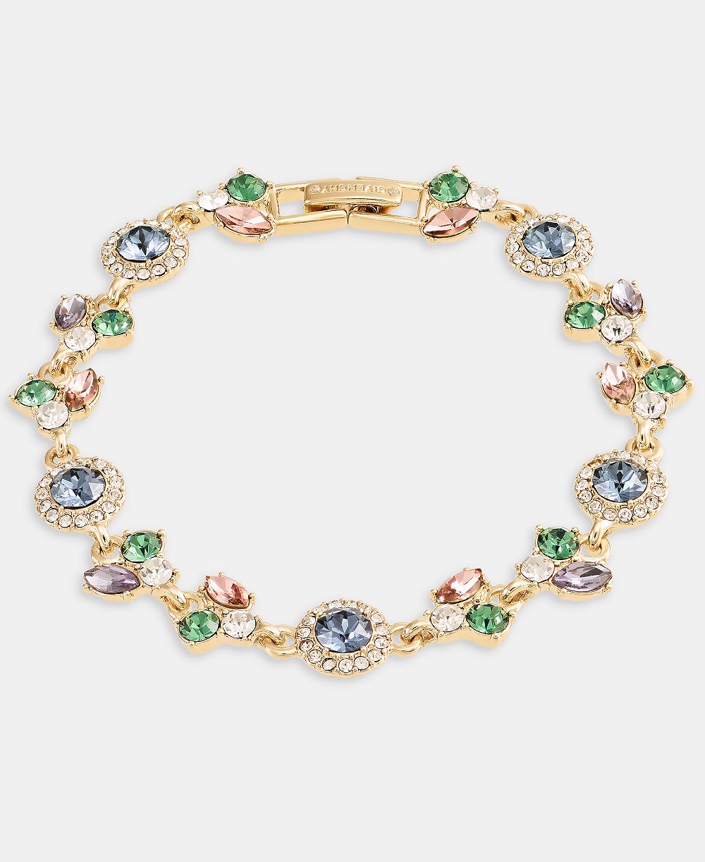 Givenchy браслет с кристаллами и многоступенчатым грушевидным камнем