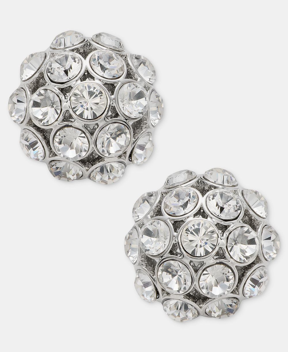 Серьги-гвоздики Givenchy с кластером из кристаллов