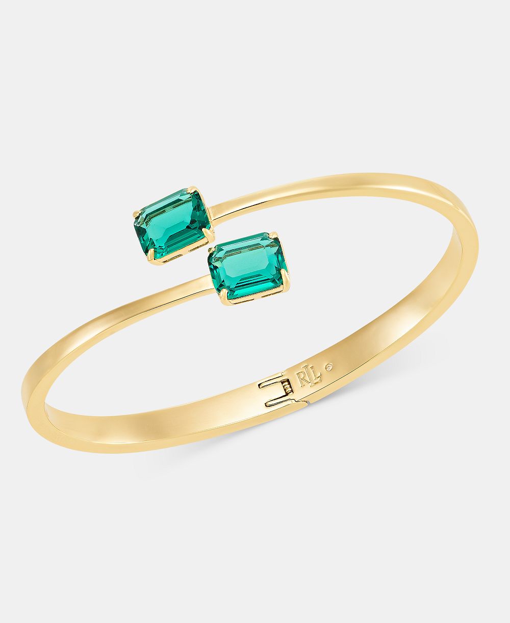 Lauren Ralph Lauren Stone Bypass Bangle Bracelet