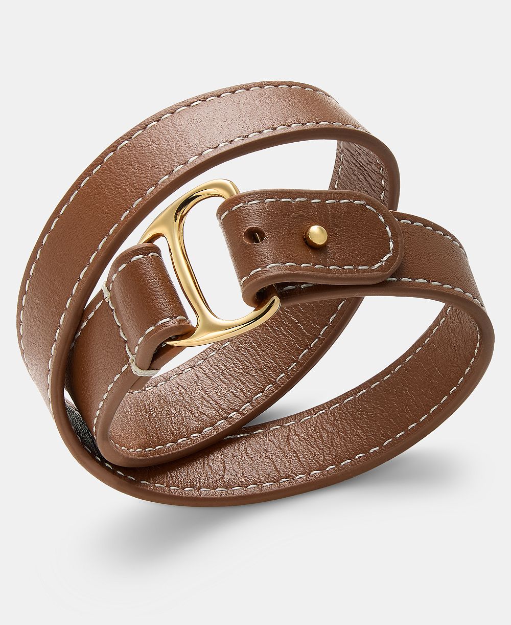 Браслет Lauren Ralph Lauren Leather Equestrian Wrap