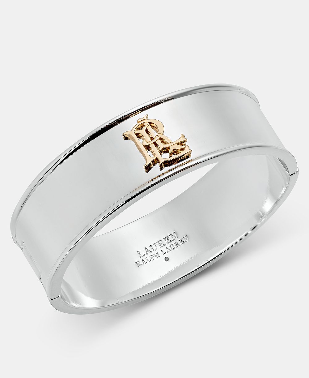 Lauren Ralph Lauren Logo Wide Bangle Bracelet