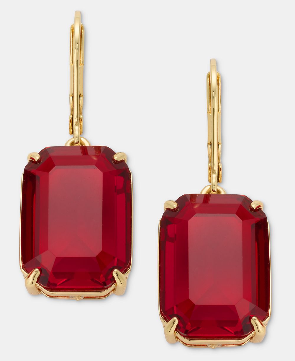 Lauren Ralph Lauren Rectangular Stone Drop Earrings