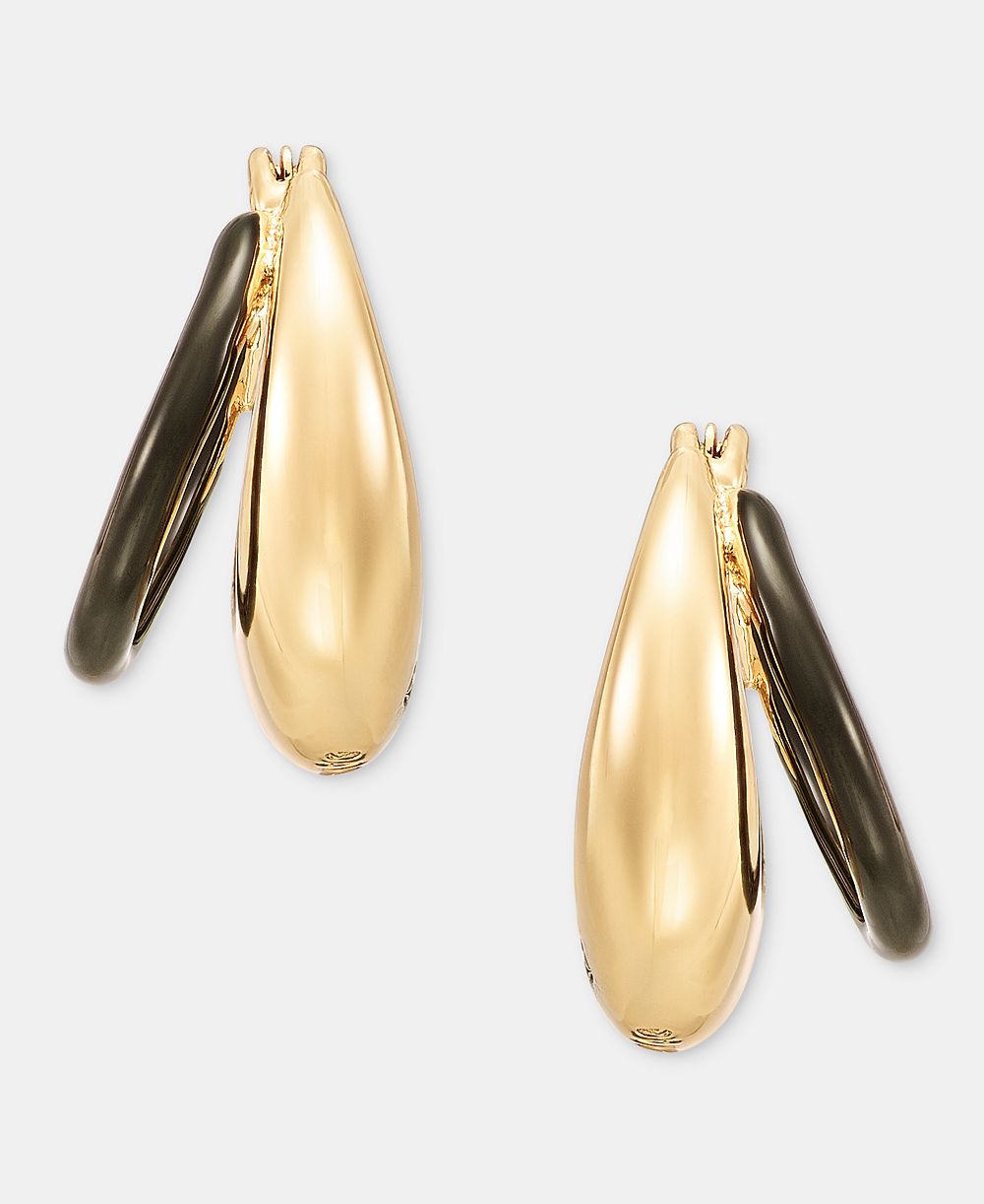 Серьги DKNY Puffy Split-Hoop