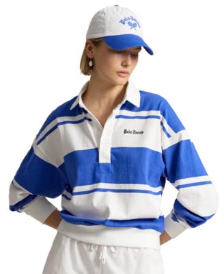 Женская хлопковая регбийка Polo Ralph Lauren US Open