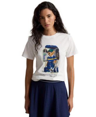 Женская футболка Polo Ralph Lauren US Open Polo Bear