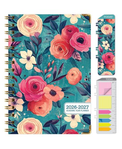 Teal floral
