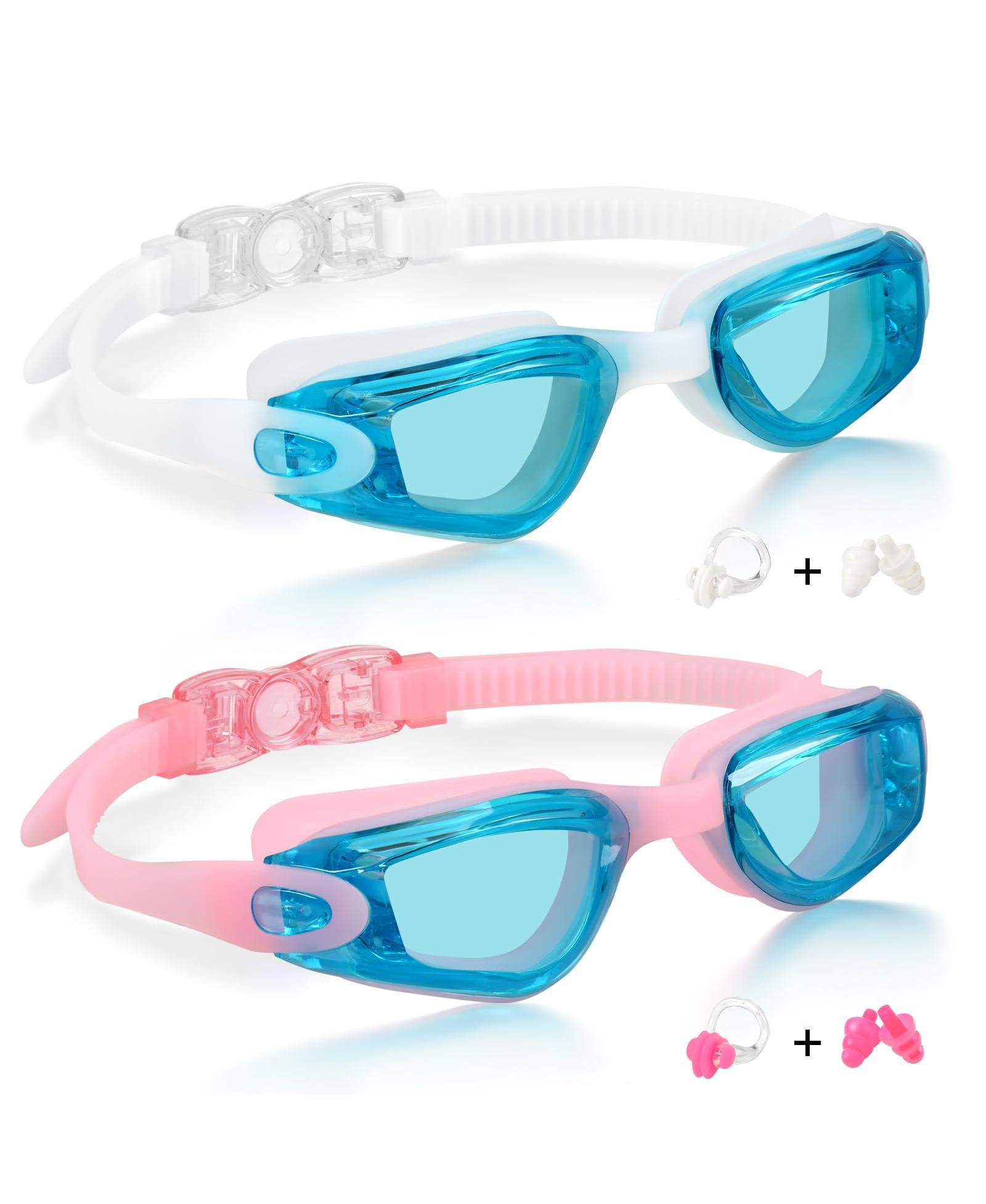 Плавательные очки GNUADZ 2pieces Kids Anti-fog UV Protection Comfort Fit