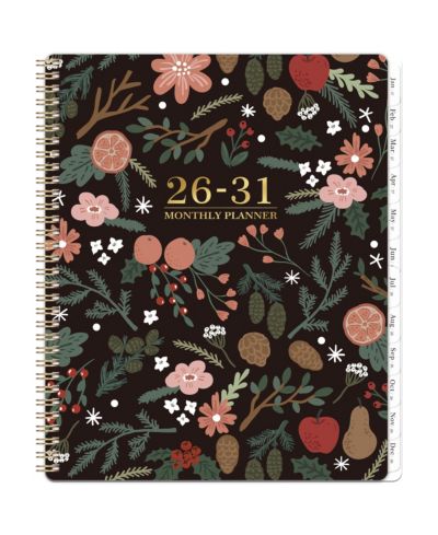 GNUADZ Monthly Planner 2026-2031 5 Year Calendar Tabs Twin-wire Pocket