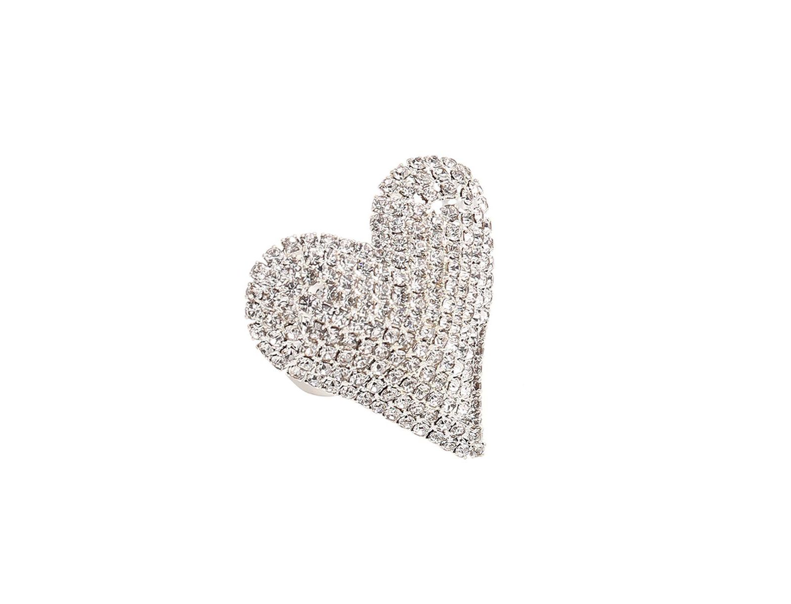 SOHI Silver Cocktail Ring