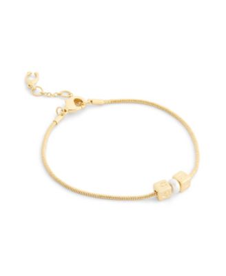 Браслет COACH Imitation Pearl Signature C Cube