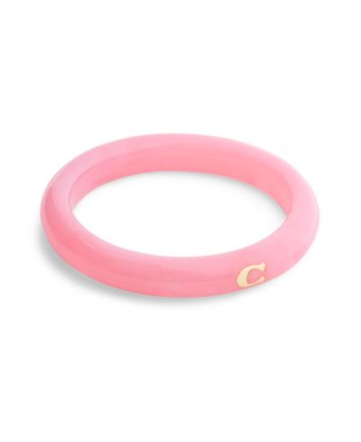 Браслет COACH Pink Signature C Resin Bangle