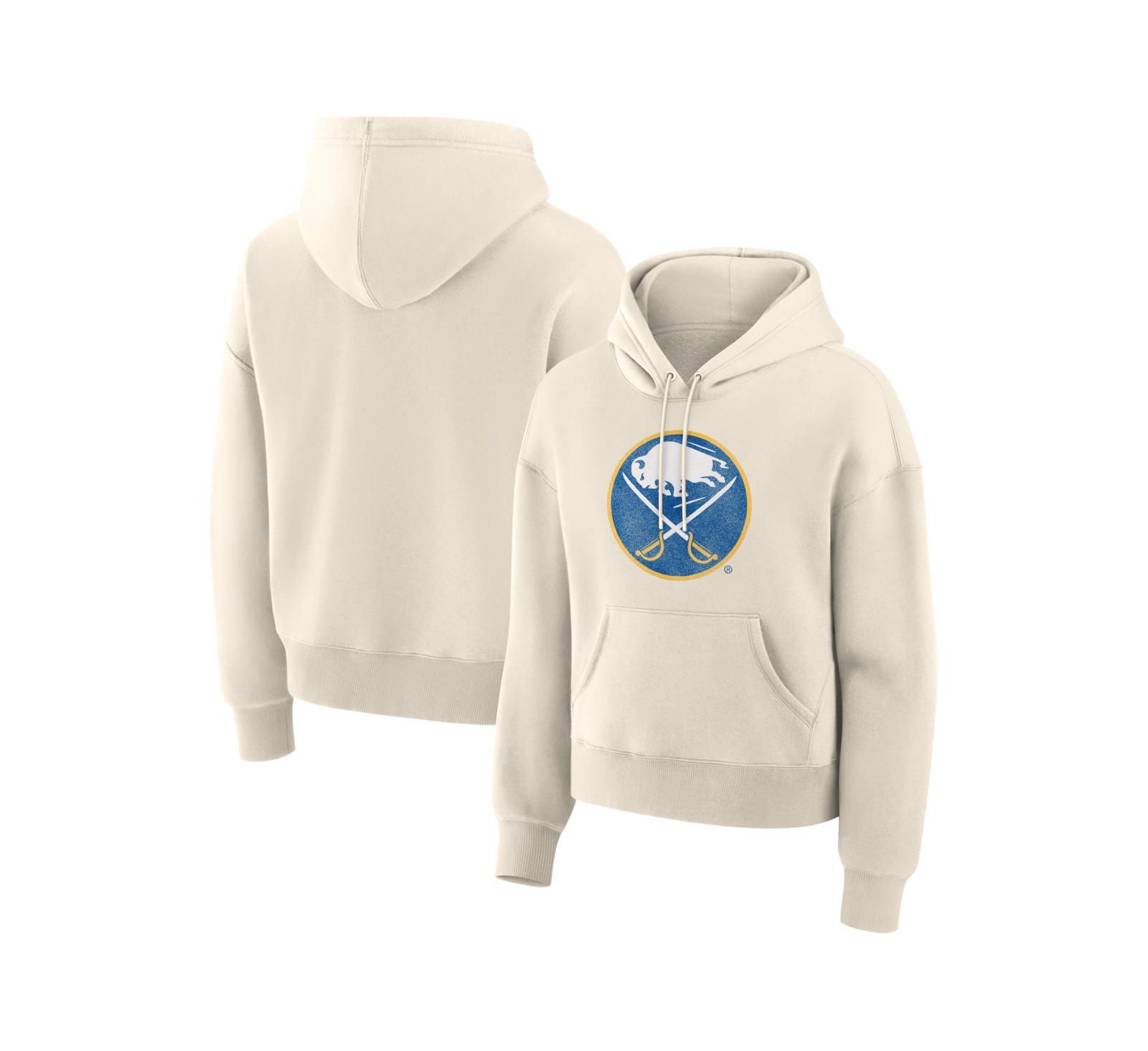 Fanatics Женское худи Fanatics Cream Buffalo Sabres Distressed Logo