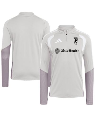Adidas Men's Silver Columbus Crew 2026 Tiro Competition Quarter-Zip Training Sweatshirt