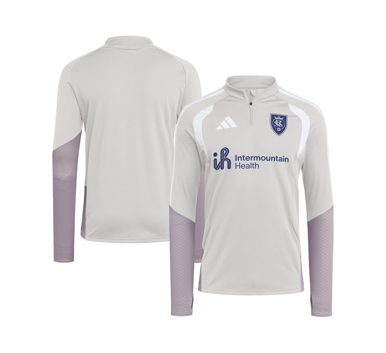 adidas Мужская спортивная кофта Tiro Competition Quarter-Zip Silver Real Salt Lake 2026